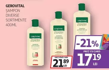 Gerovital - ŞAMPON DIVERSE SORTIMENTE