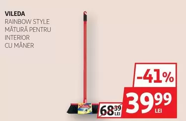 RAINBOW STYLE MĂTURĂ PENTRU INTERIOR CU MÂNER
