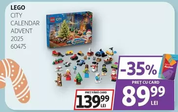 Lego - CITY CALENDAR ADVENT 2025 60475