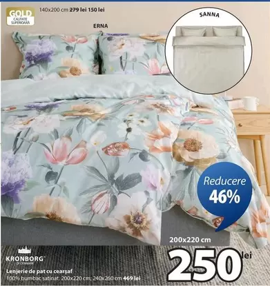 Lenjerie de pat cu cearsaf