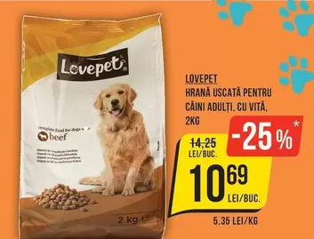 HRANA USCATĂ PENTRU CÂINI ADULŢI, CU VITA