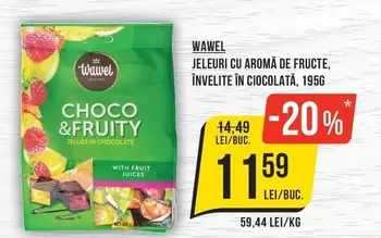JELEURI CU AROMA DE FRUCTE, ÎNVELITE ÎN CIOCOLATĂ