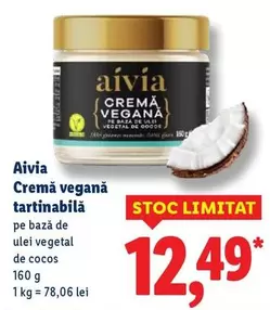 Cremă vegană tartinabilă