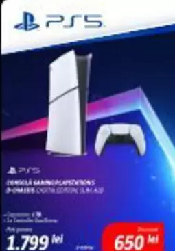 CONSOLA GAMING PLAYSTATION 5 DIGITAL EDITION SLIM ALB