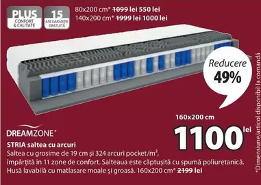 STRIA saltea cu arcuri