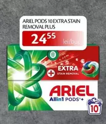 Ariel - PODS 10 EXTRA STAIN REMOVAL PLUS