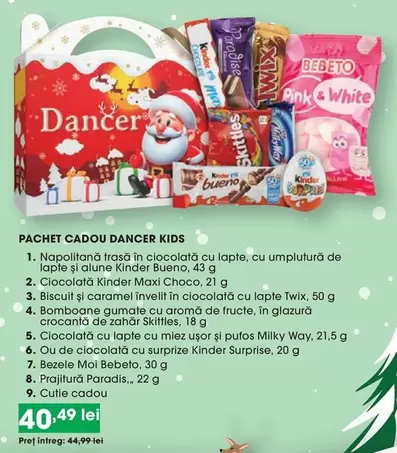 Kinder - PACHET CADOU DANCER KIDS