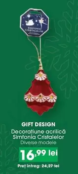 Decoratiune acrilică Simfonia Cristalelor