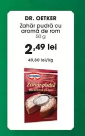 Zahăr pudră cu aromă de rom