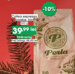 Cafea espresso boabe, bio