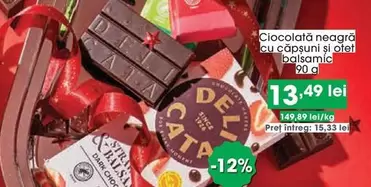 Ciocolată neagră cu căpşuni și otet balsamic