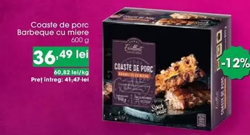 Coaste de porc Barbeque cu miere