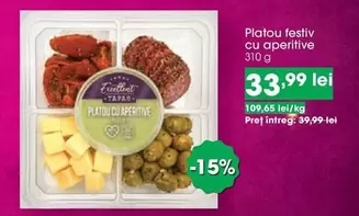 Platou festiv cu aperitive