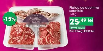 Platou cu aperitive spaniole