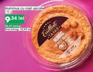 Hummus cu rosii uscate