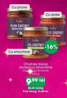 Chutney dulce acrişor cu smochine