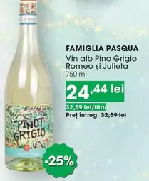 Alb - Vin alb Pino Grigio Romeo şi Julieta