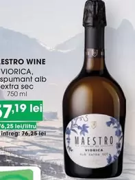 Alb - VIORICA, spumant alb extra sec