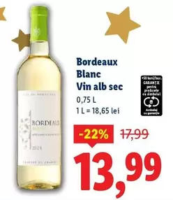 Alb - Bordeaux Blanc Vin alb sec