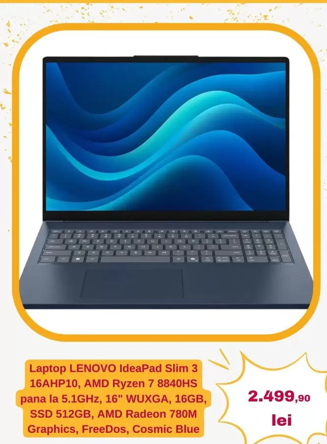 Lenovo - IdeaPad Slim 3 16AHP10
