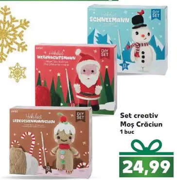 Set creativ Moş Crăciun