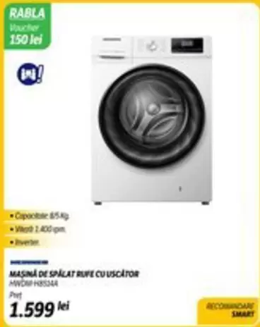 MAŞINA DE SPALAT RUFE CU USCATOR