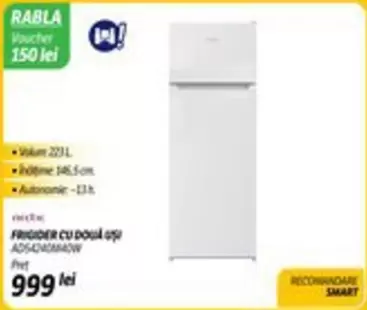 Electrolux - FRIGIDER CU DOUĂ UȘI ADS4240M20W
