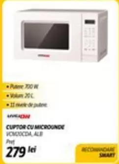 Alb - CUPTOR CU MICROUNDE VCM20CDA, ALB
