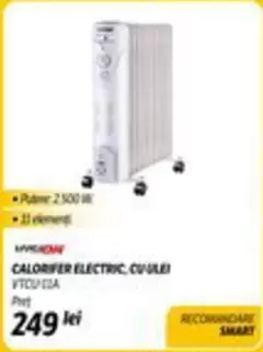 CALORIFER ELECTRIC, CU ULEI VTCD-1121A