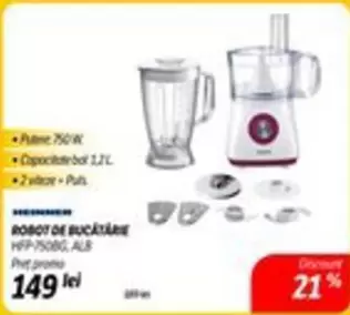 Alb - ROBOT DE BUCĂTĂRIE HFP-7508G ALB