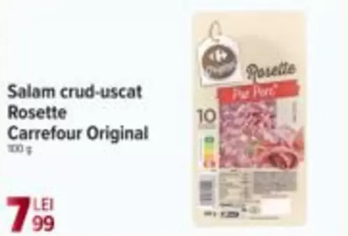 Salam crud-uscat Rosette