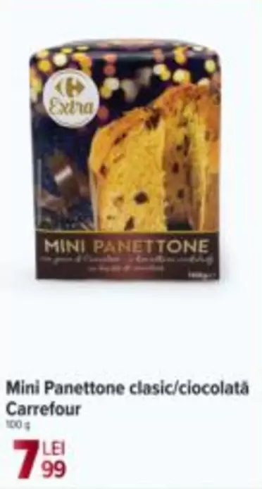 Mini Panettone clasic/ciocolată