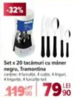 Set x 20 tacamuri cu mâner