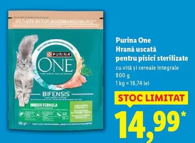 Purina - Hrană uscată pentru pisici sterilizate