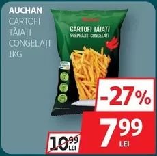 Auchan - CARTOFI TĂIAȚI CONGELAȚI