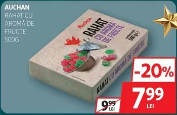 Auchan - RAHAT CU AROMA DE FRUCTE