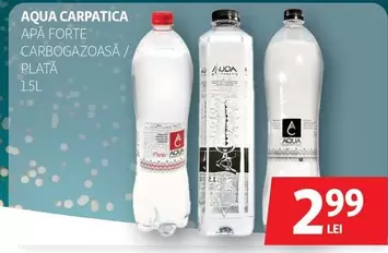 APĂ FORTE CARBOGAZOASĂ / PLATĂ