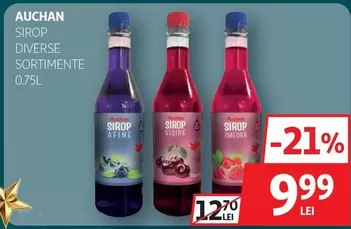 Auchan - SIROP DIVERSE SORTIMENTE