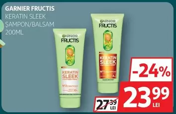 KERATIN SLEEK SAMPON/BALSAM