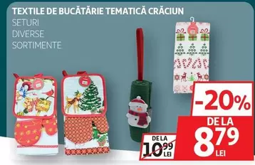 TEXTILE DE BUCĂTĂRIE TEMATICĂ CRĂCIUN
