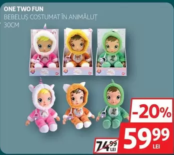 BEBELUȘ COSTUMAT ÎN ANIMĂLUȚ