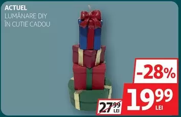 Actuel - LUMÂNARE DIY ÎN CUTIE CADOU