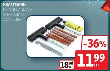 KIT VULCANIZARE SI REPARARE ANVELOPE