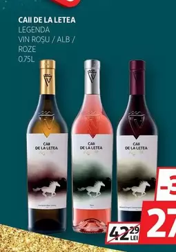 Alb - LEGENDA VIN ROȘU / ALB / ROZE