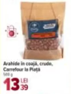 Arahide în coajă, crude