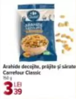 Arahide decojite, prăjite și sărate