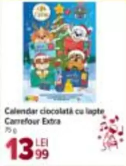 Calendar ciocolată cu lapte