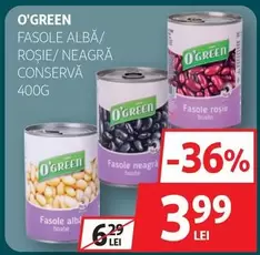 FASOLE ALBĂ/ ROŞIE/NEAGRĂ