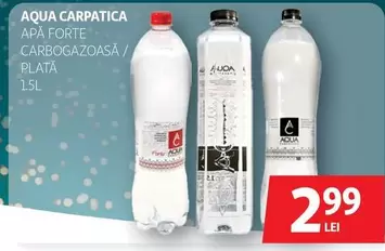 APĂ FORTE CARBOGAZOASĂ / PLATĂ