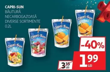 BAUTURĂ NECARBOGAZOASĂ DIVERSE SORTIMENTE 0.2L